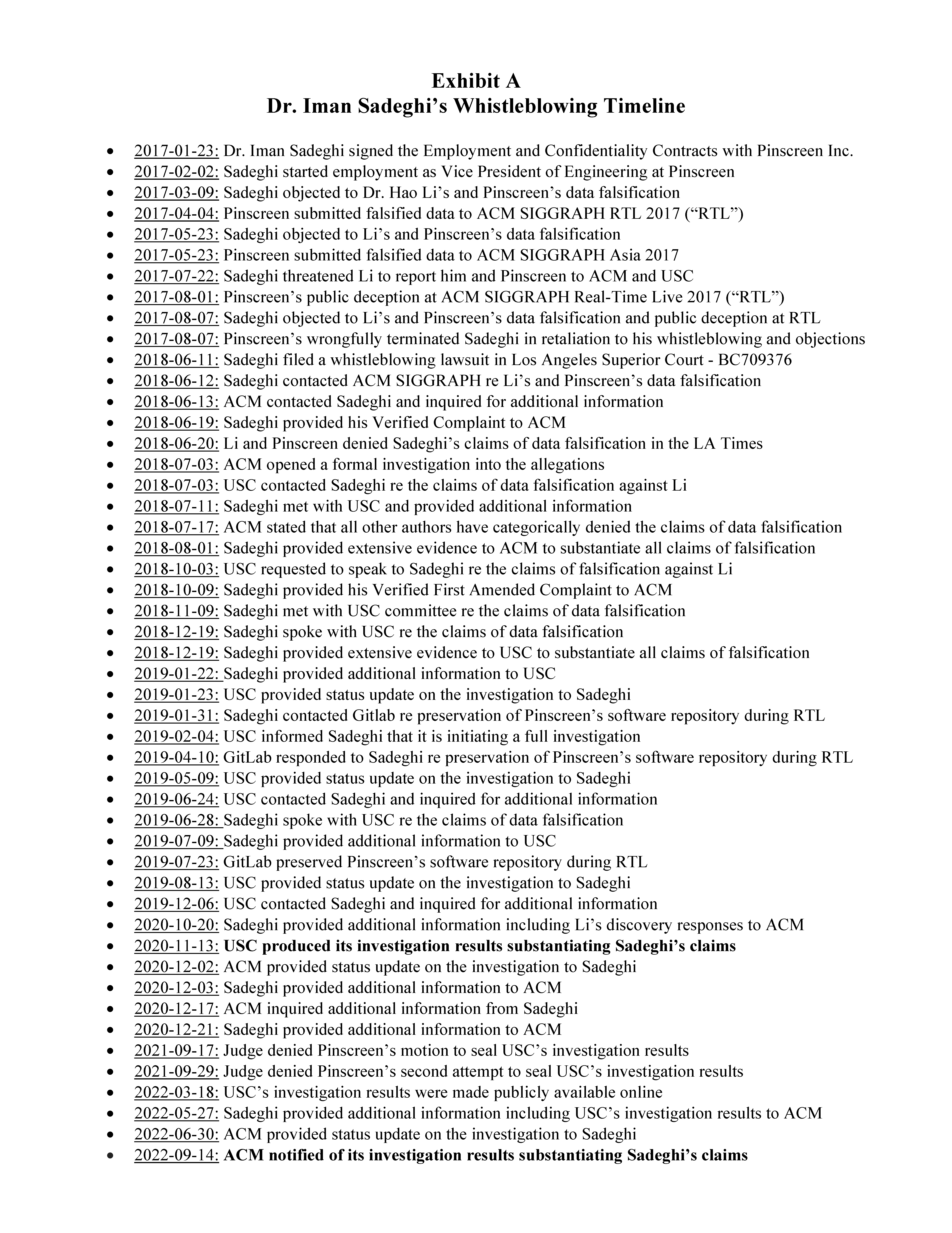 ACM Policies Protecting Whistleblowers & Victims of Coercion/Abuse, Or Lack Thereof Page 3