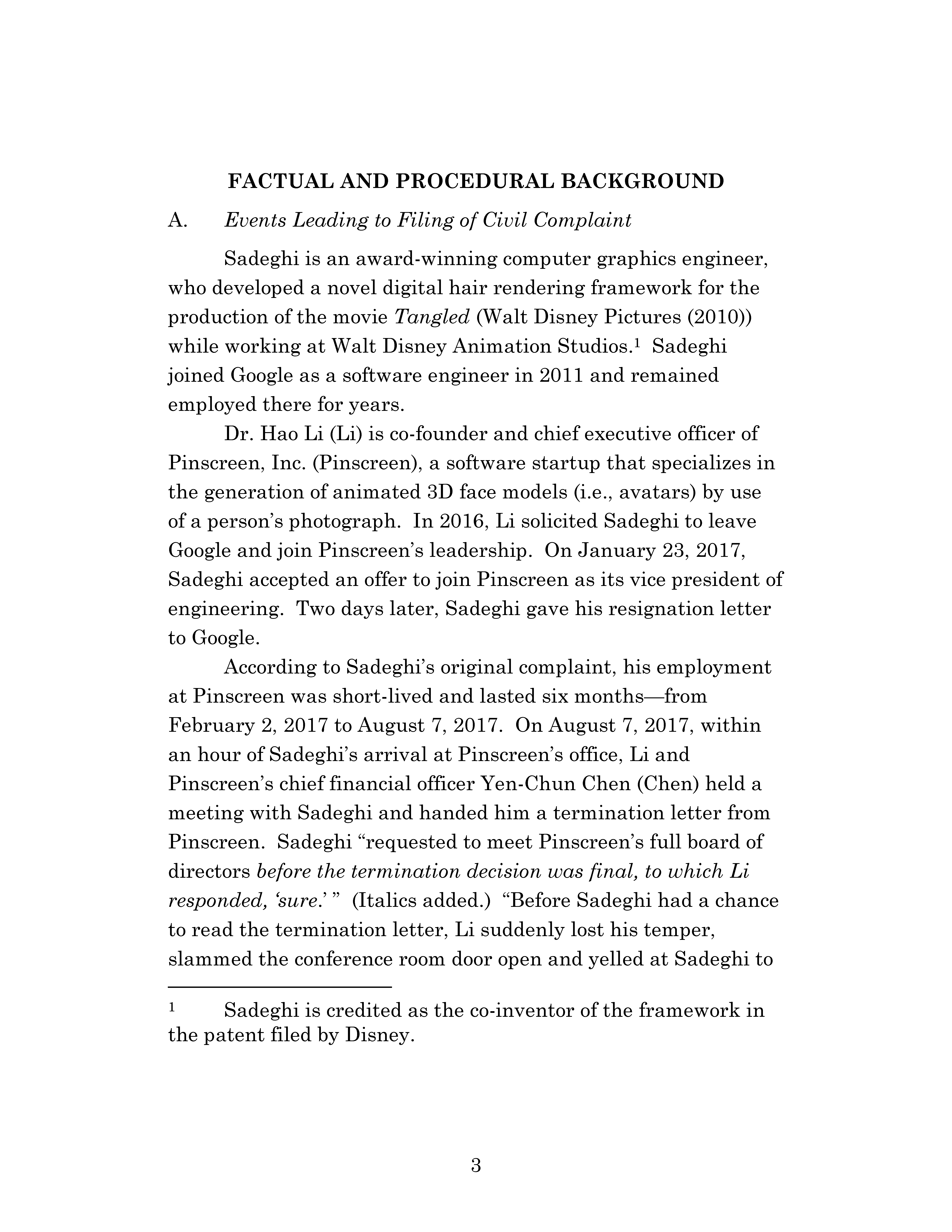 Appellate Court's Opinion Upholding Sadeghi's Claims for Battery and IIED Against Chen, Hu and Kung Page 3