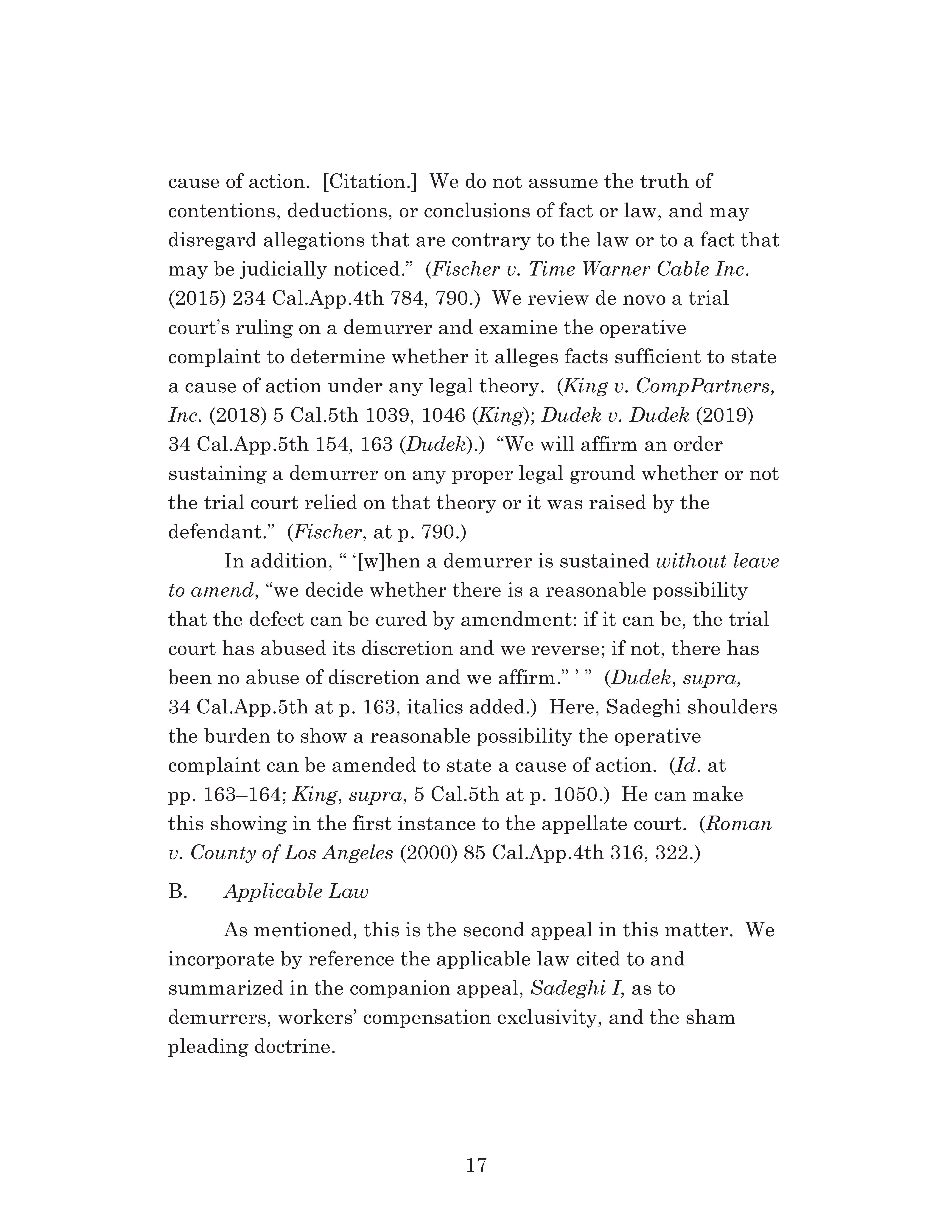 Appellate Court's Opinion Upholding Sadeghi's Claims for Fraud, Battery and IIED Against Li Page 17