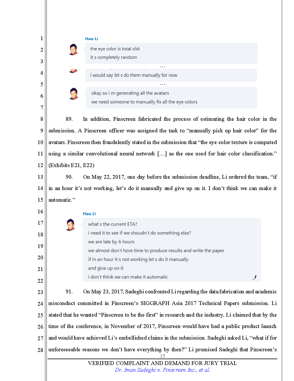 Verified Complaint Page 17