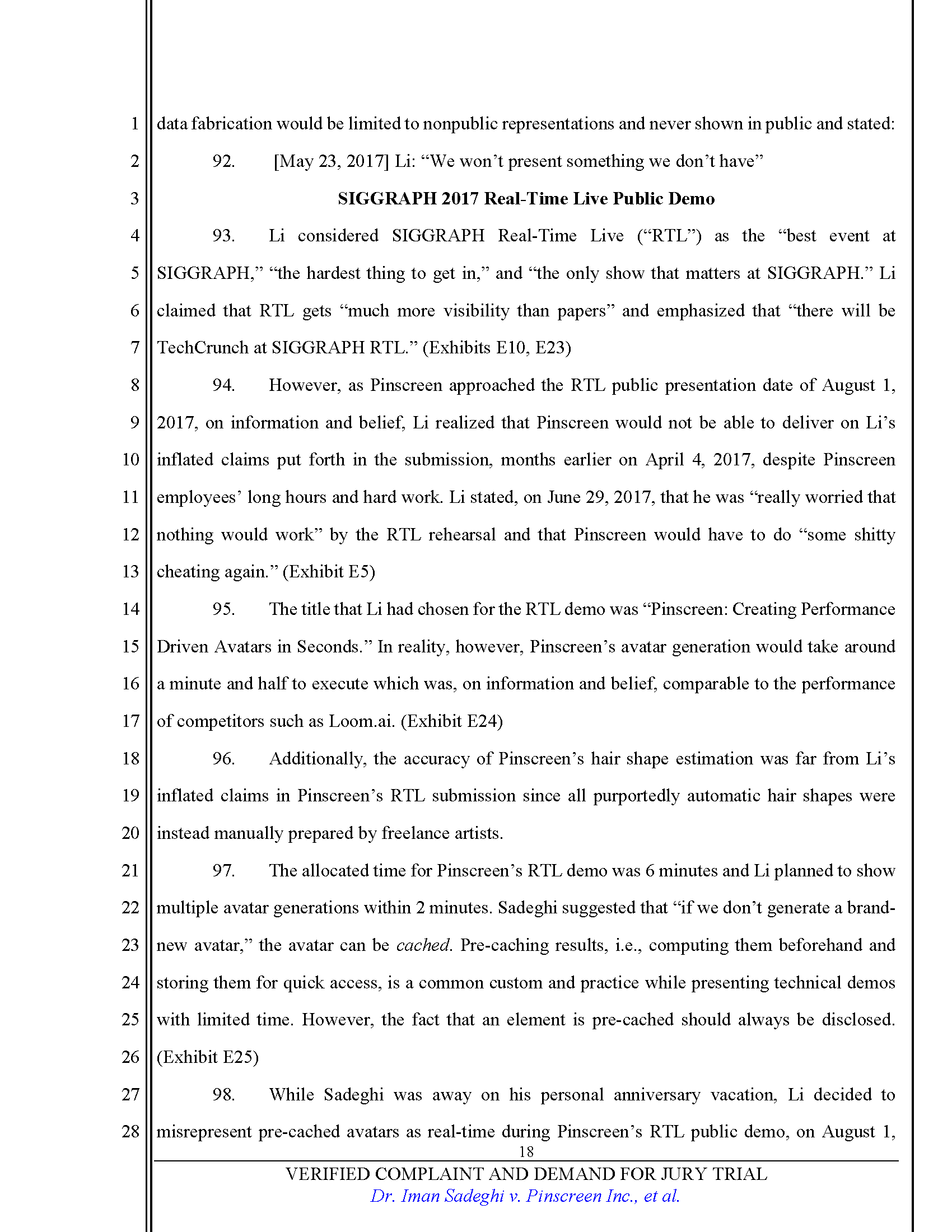 Verified Complaint Page 18