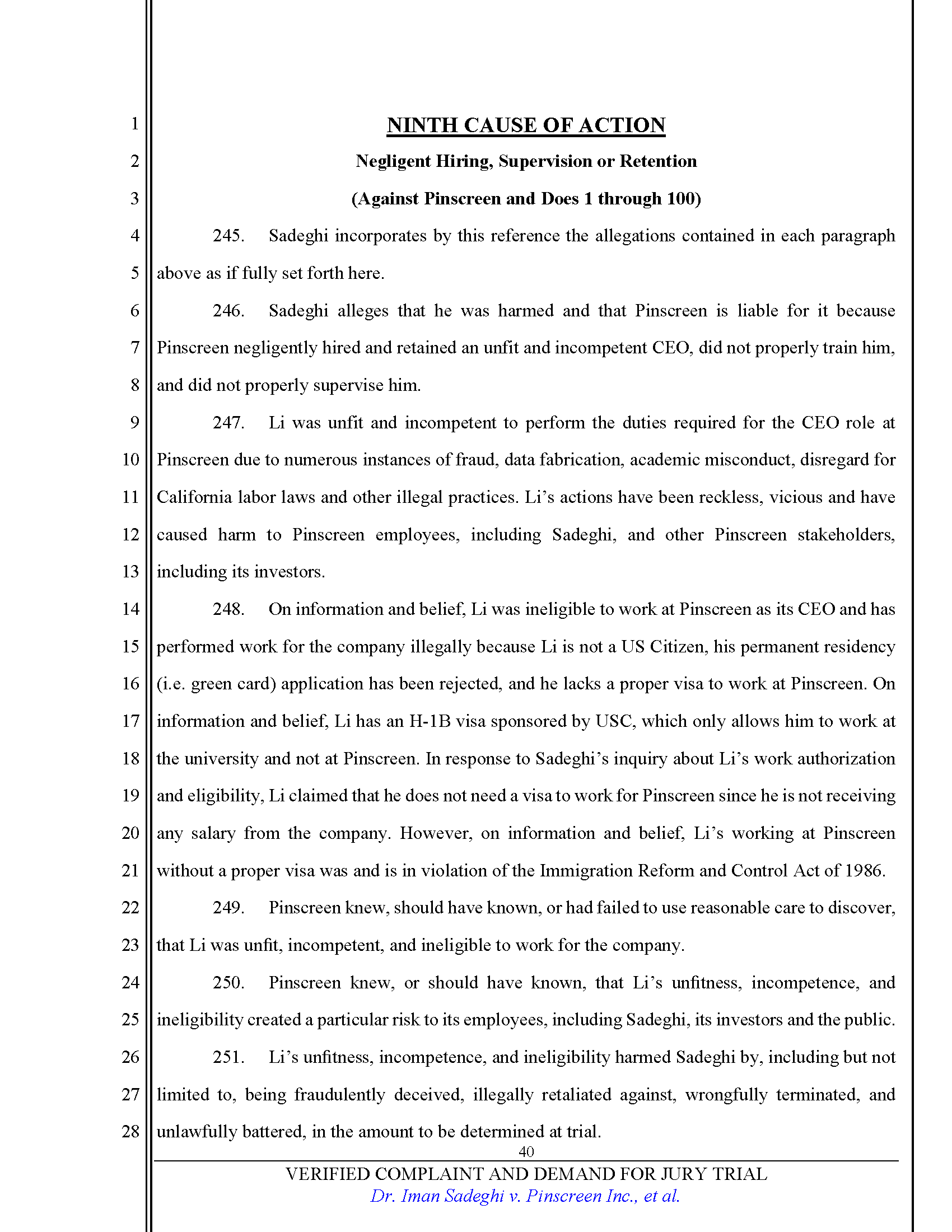 Verified Complaint Page 40