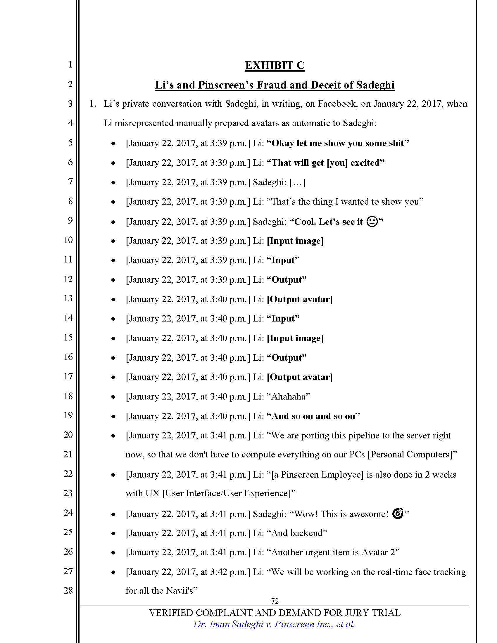 Verified Complaint Page 72