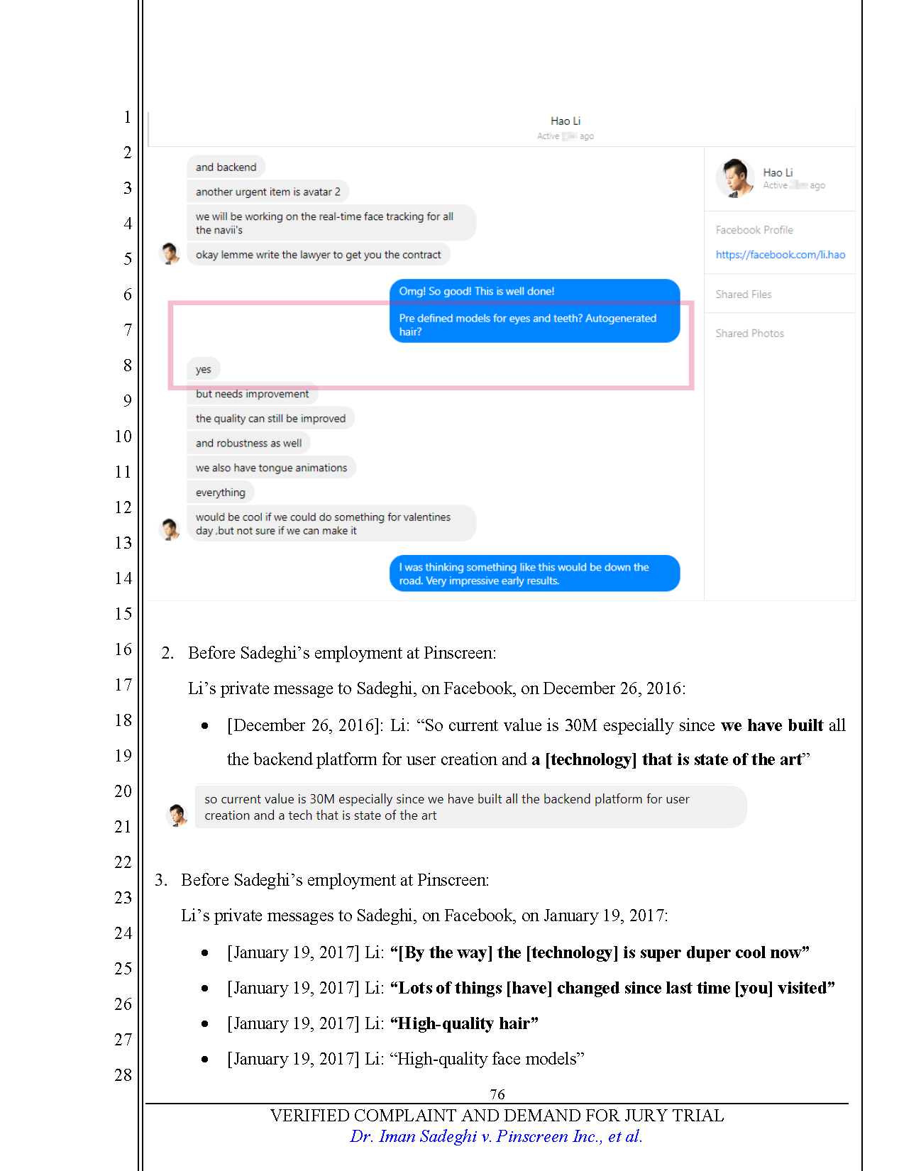 Verified Complaint Page 76