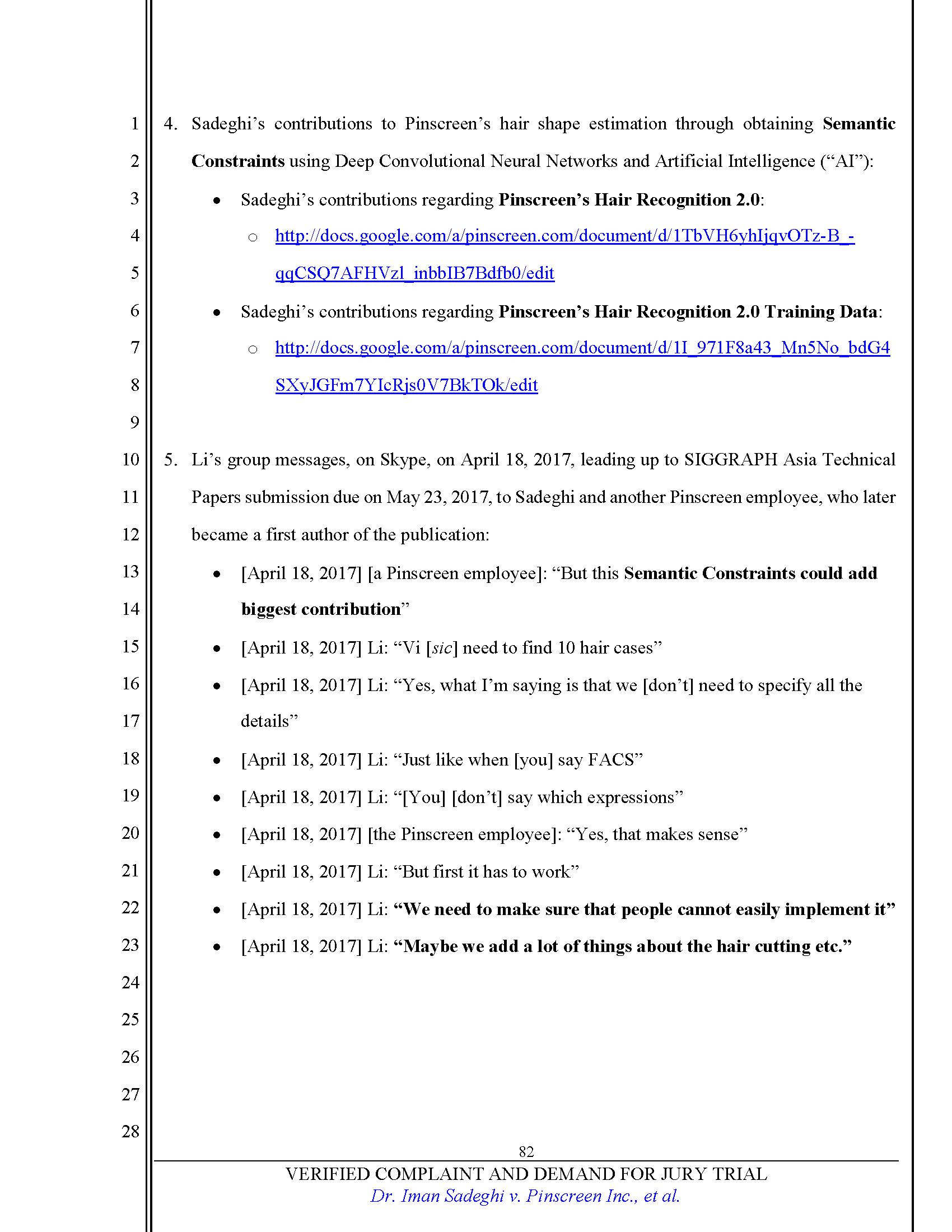 Verified Complaint Page 82