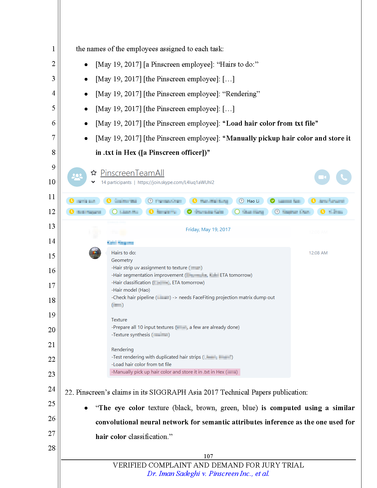 Verified Complaint Page 107