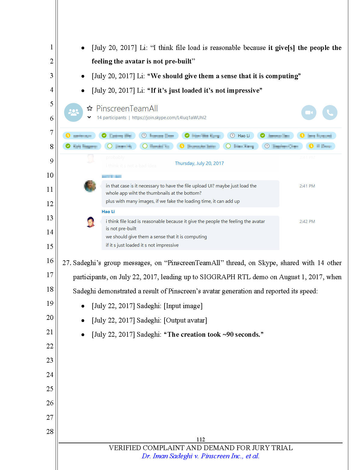 Verified Complaint Page 112