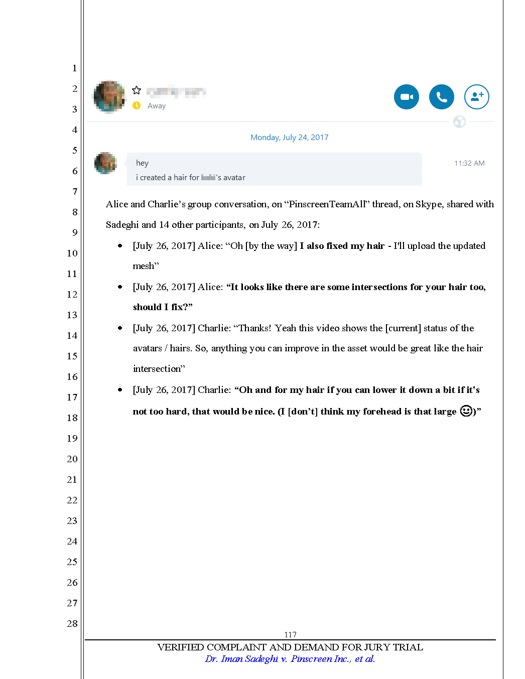 Verified Complaint Page 117