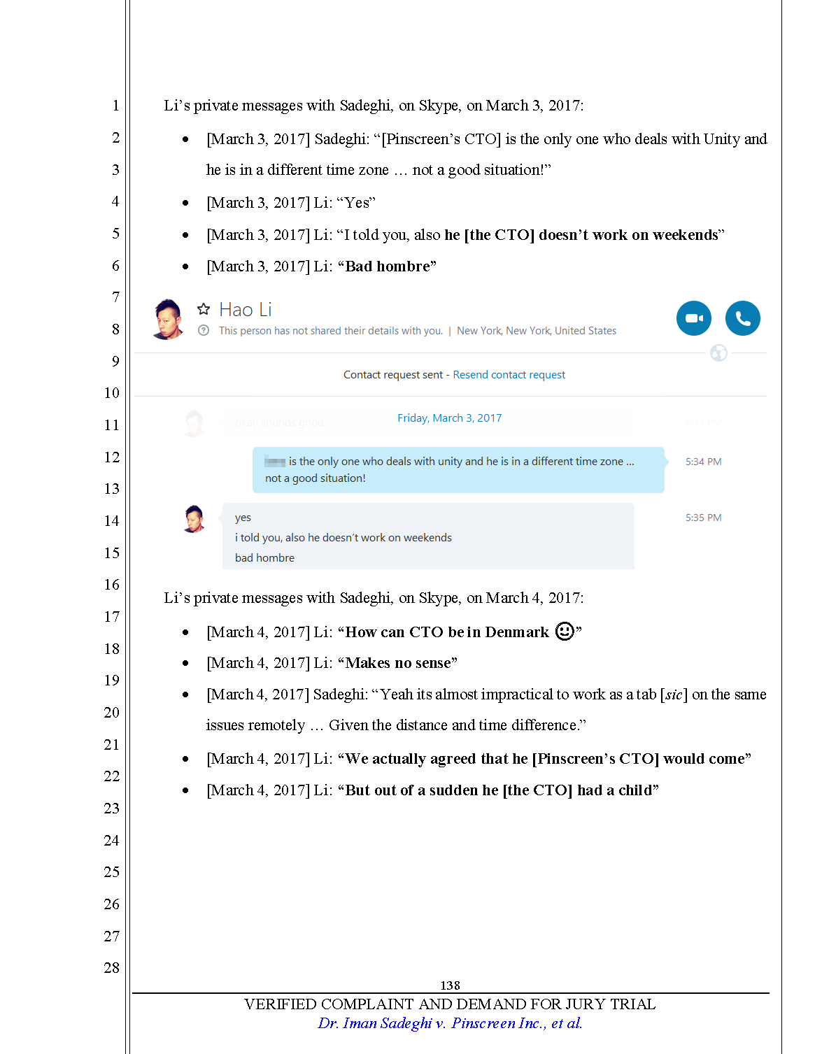 Verified Complaint Page 138