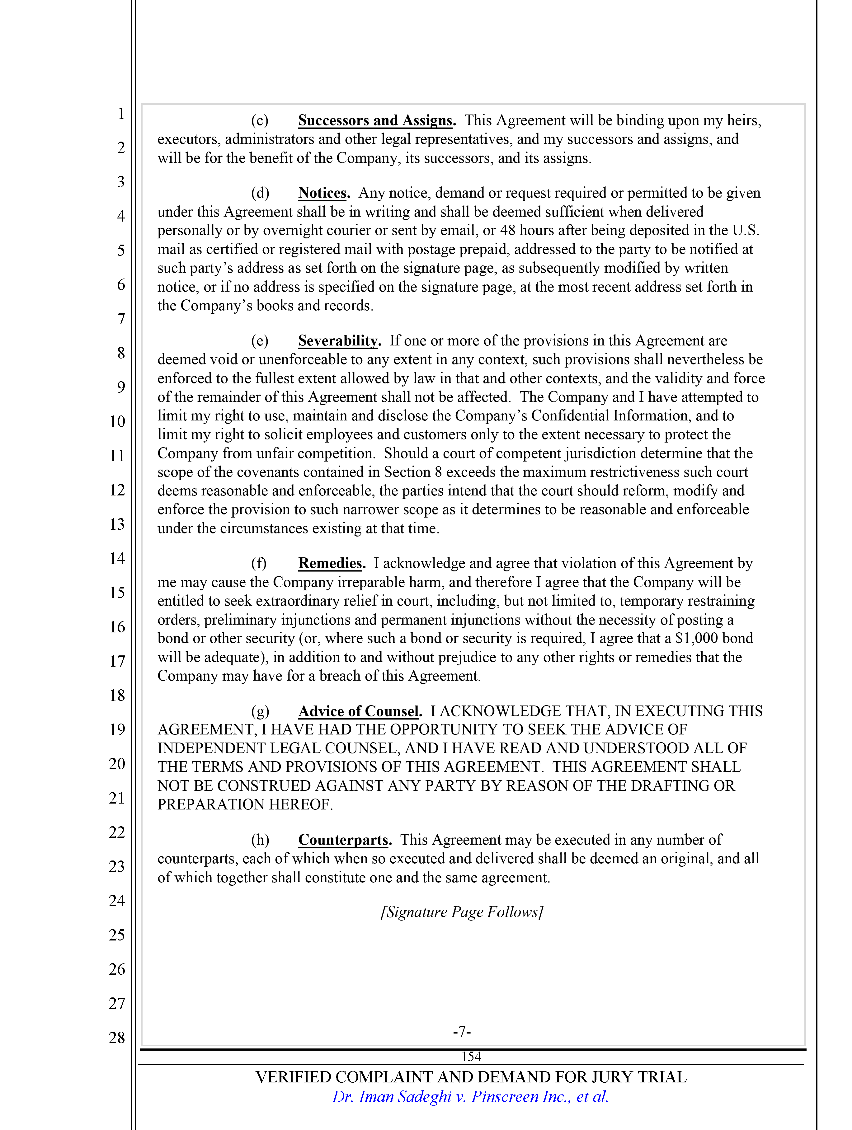 Verified Complaint Page 154