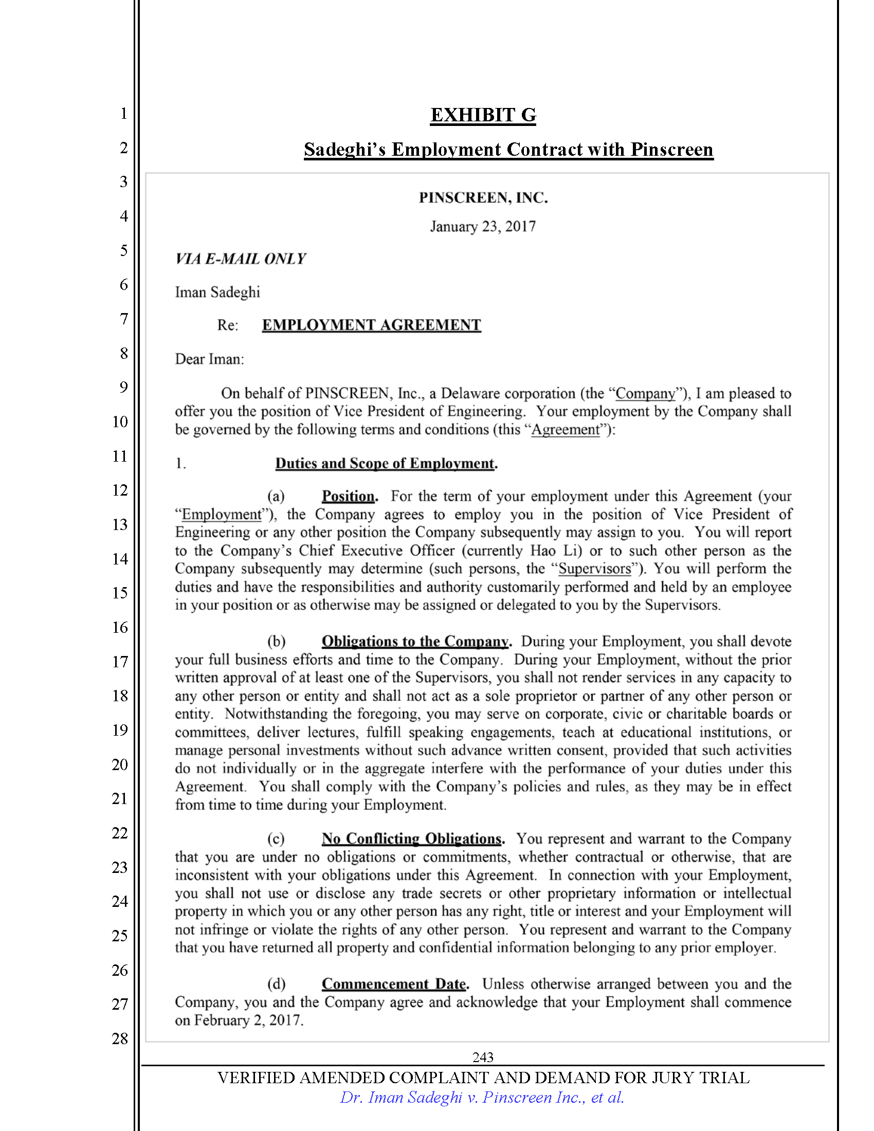 First Amended Complaint (FAC) Page 243