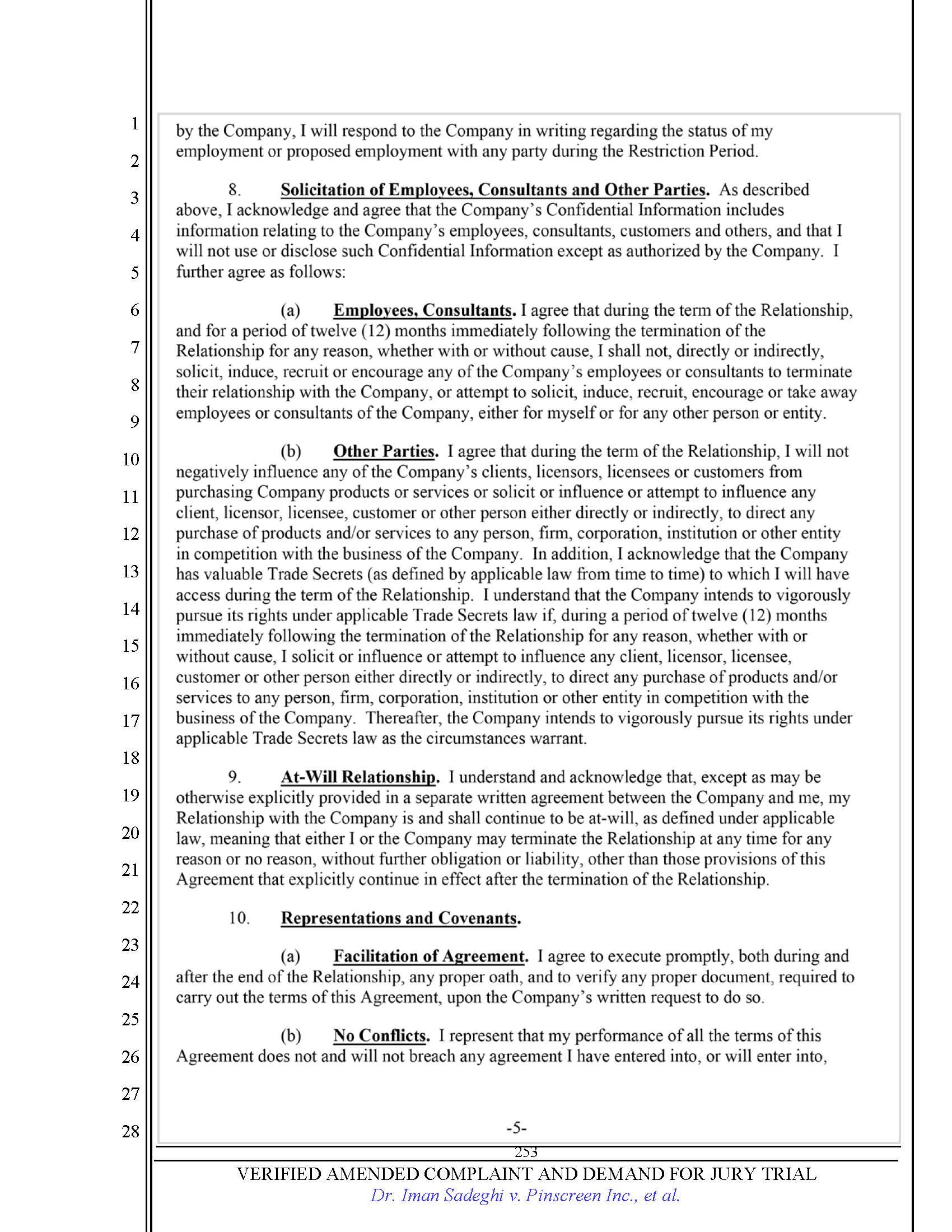 First Amended Complaint (FAC) Page 253