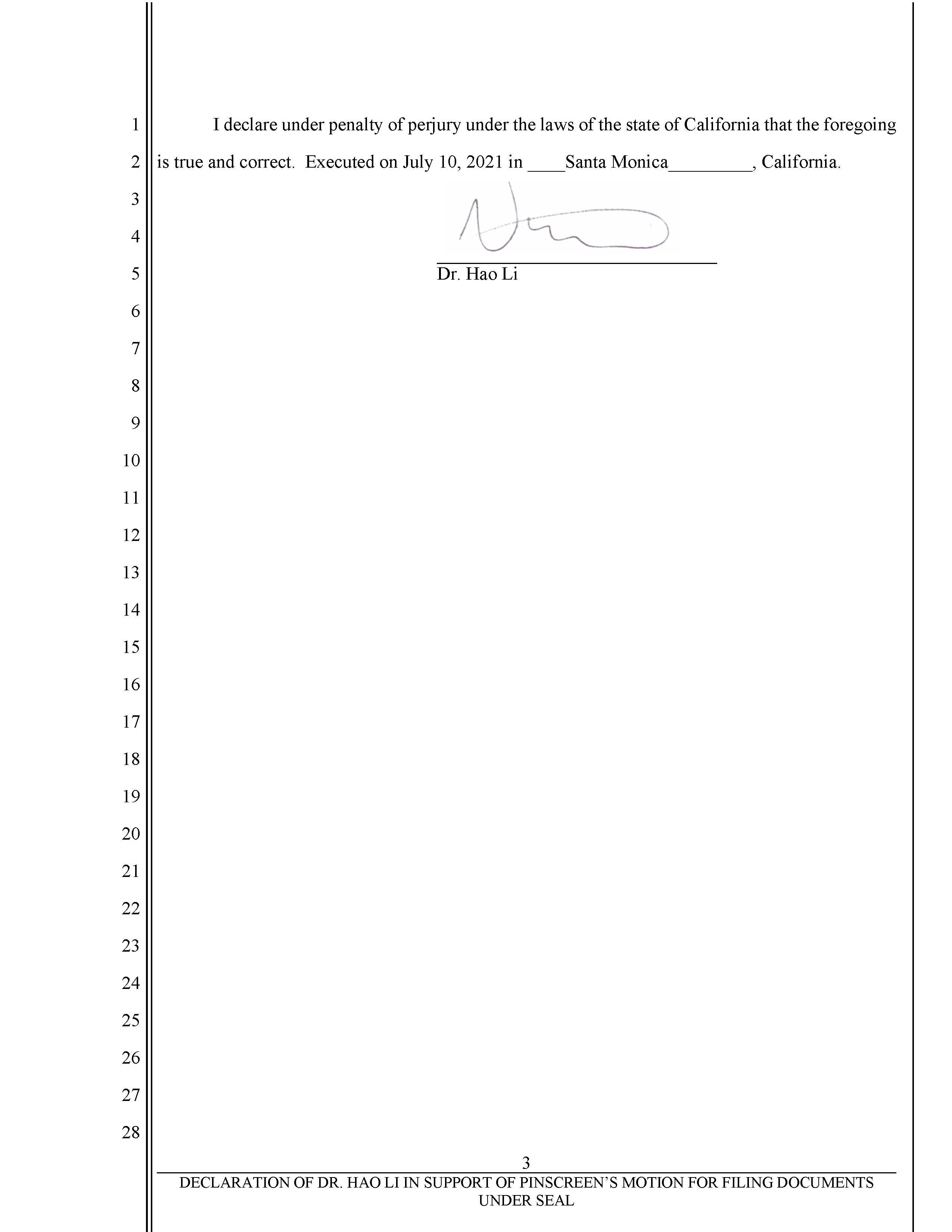 Hao Li Refers to USC's Investigation of His Scientific Misconduct as 'Embarrassing' Page 3