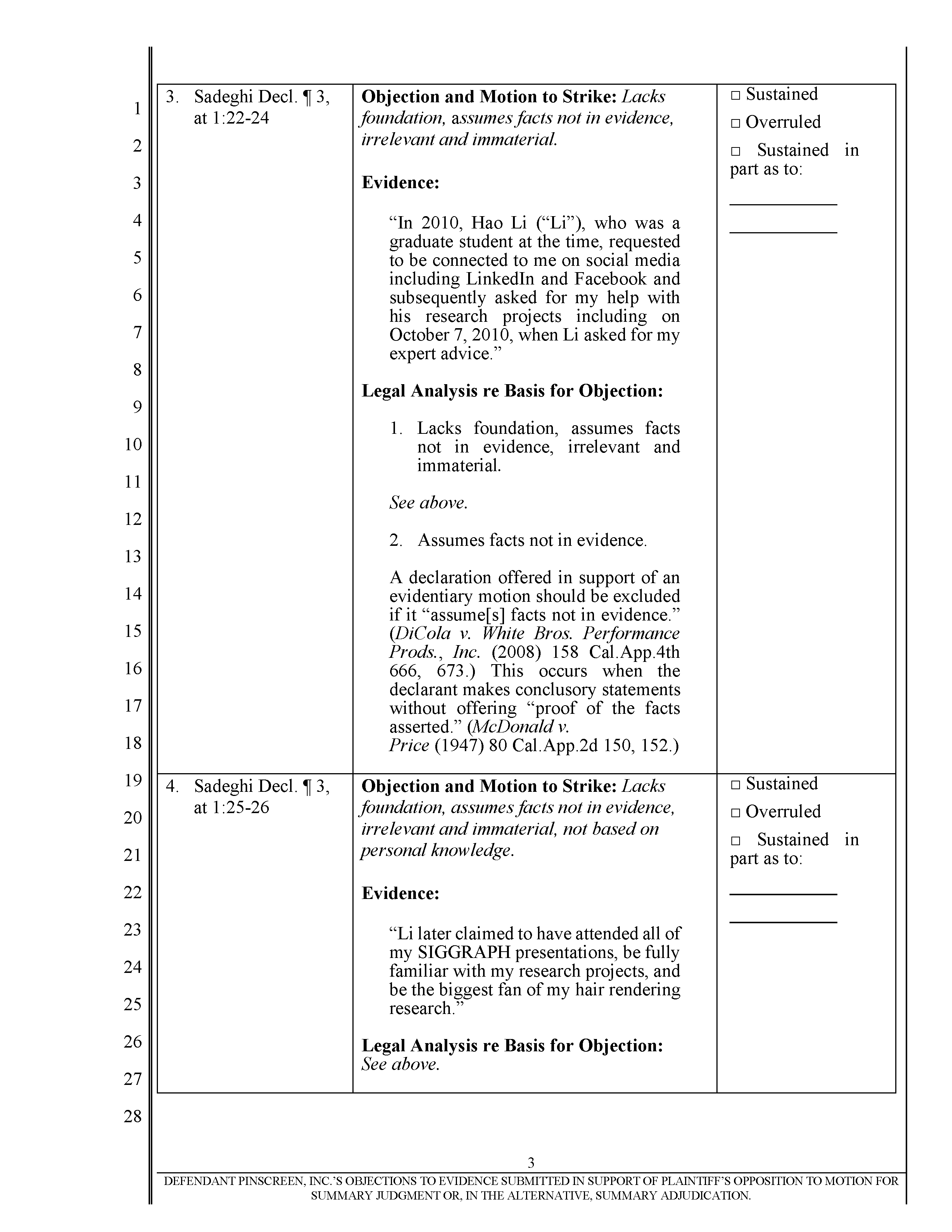 Pinscreen’s Motion to Seal USC’s Investigation of Hao Li’s Scientific Misconduct Page 10