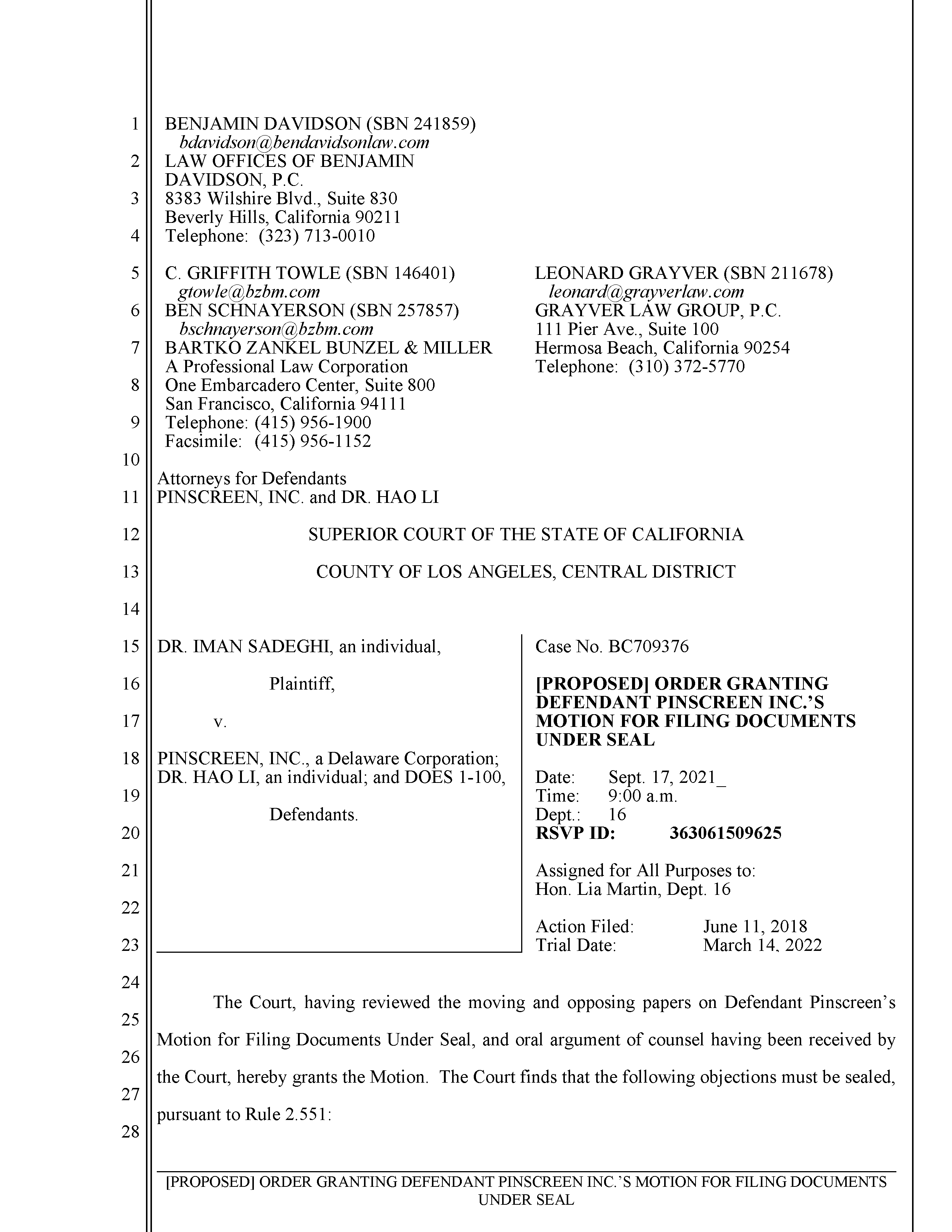 Pinscreen’s Motion to Seal USC’s Investigation of Hao Li’s Scientific Misconduct Page 98