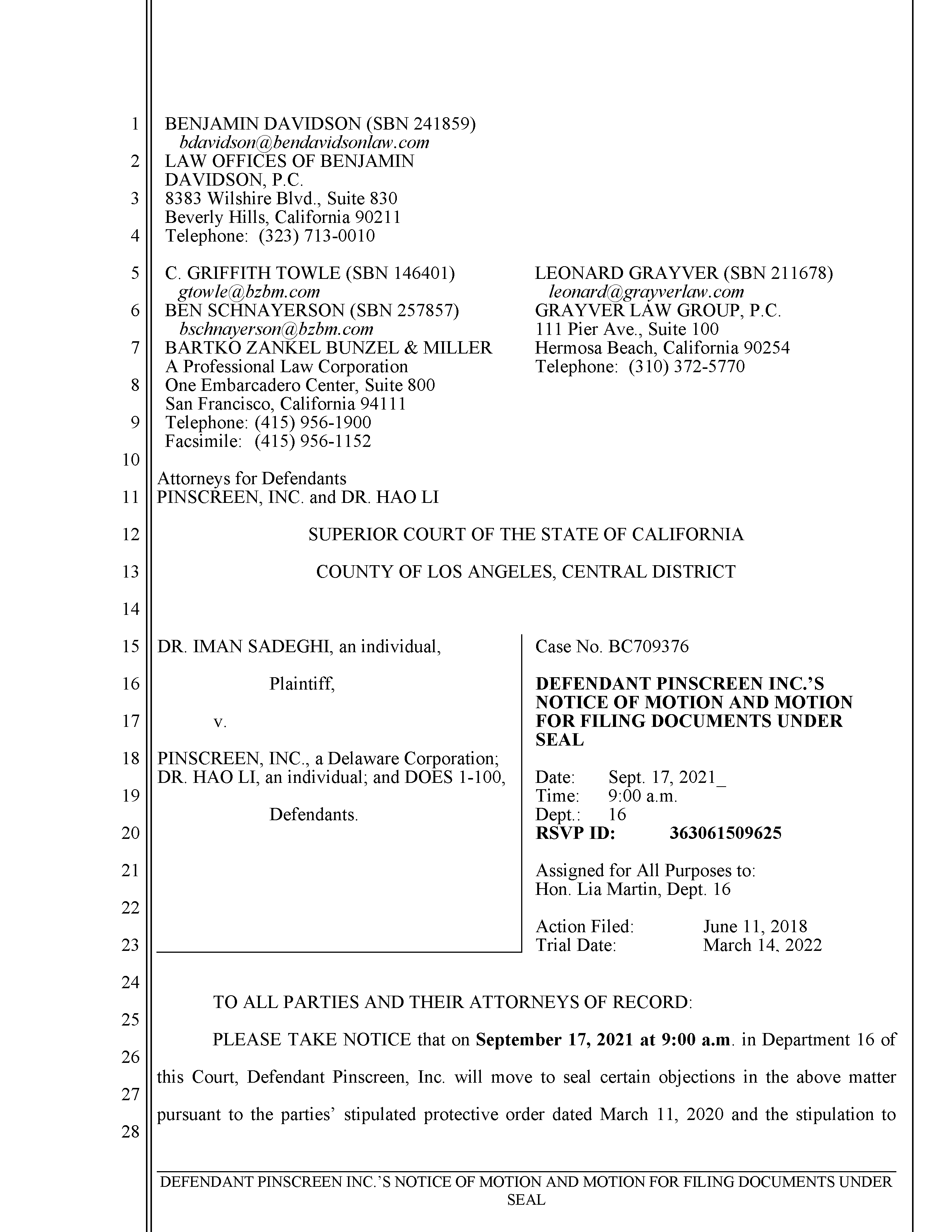 Pinscreen’s Motion to Seal USC’s Investigation of Hao Li’s Scientific Misconduct Page 100